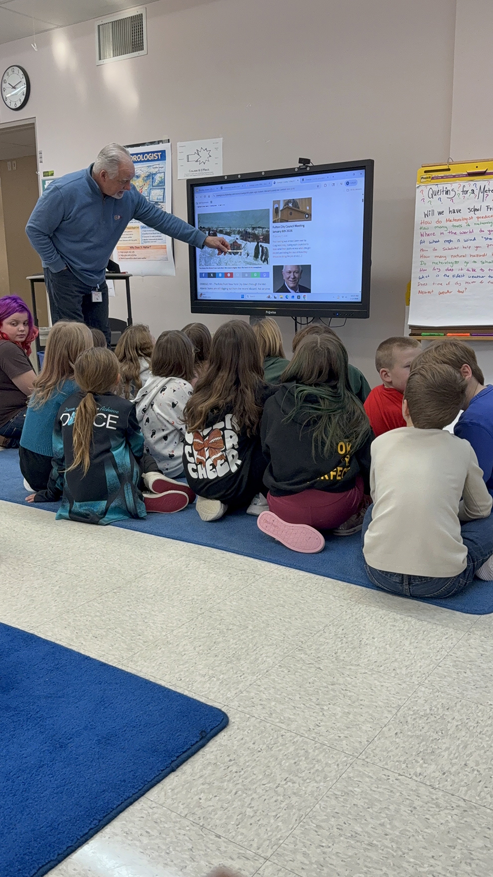 Weather Expert Visits Ice Box
