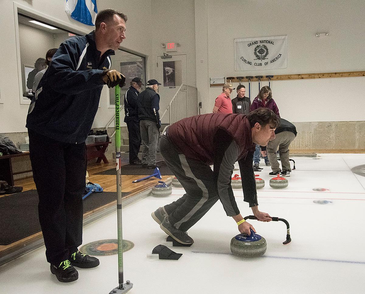 Curling Club Celebrates the Olympics