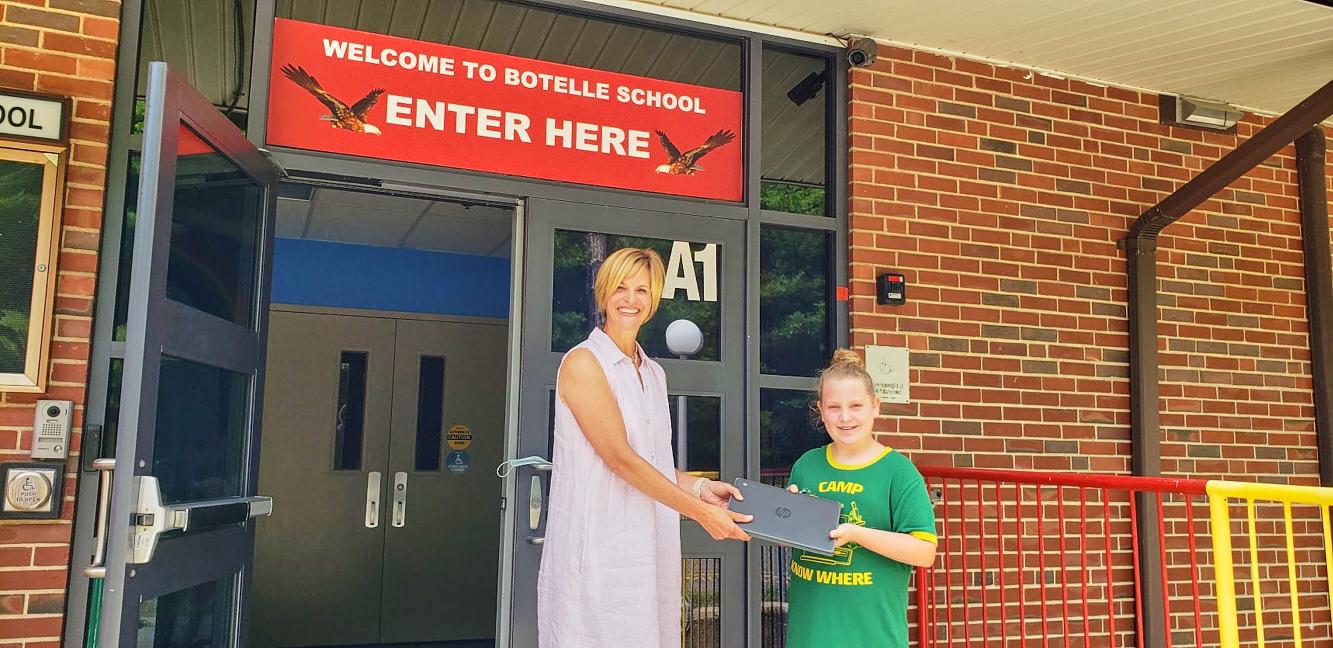 Children’s Foundation Gives Botelle Students Chromebooks