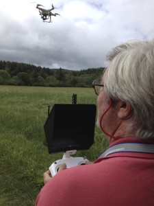 Little learned to fly a drone to take aerial shots of Norfolk for his film.