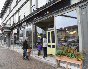 The café is at the intersection of Main and Railroad streets in North Canaan.