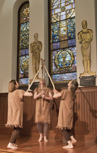 Isabella dancers on the stage at Battell Chapel.