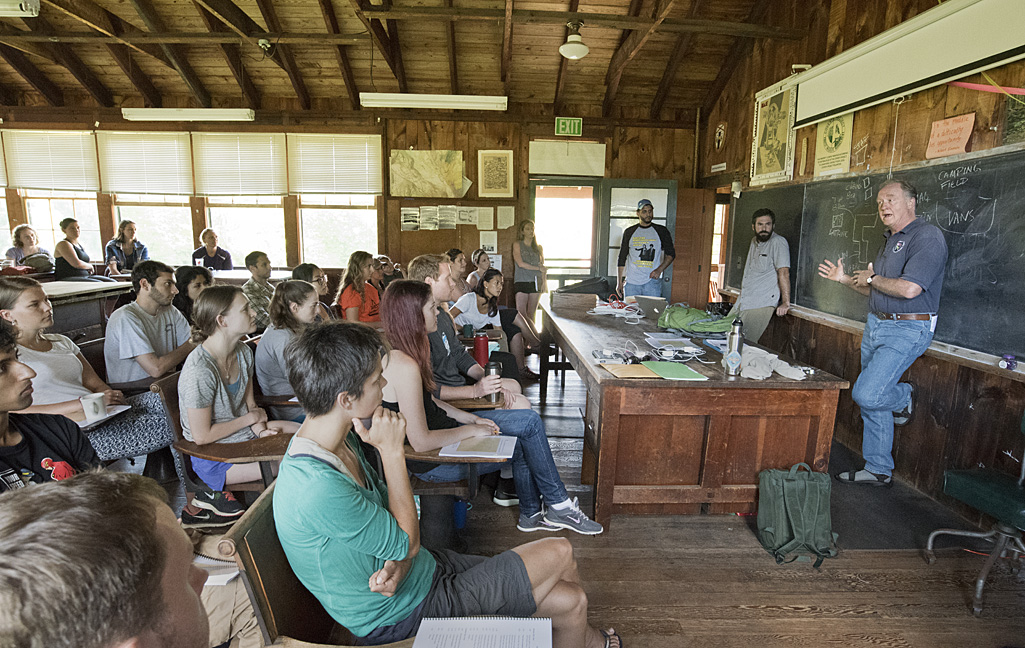 Students at the Yale School of Forestry and Environmental Studies Get Their Start in the GMF Woods