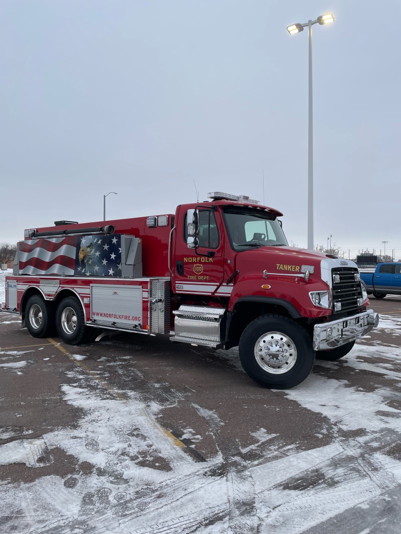 NVFD Welcomes Gleaming New (Plastic!) Tanker