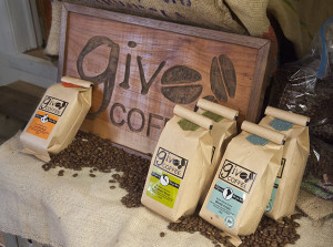 Giv Coffee has a stand at the Norfolk Farmers Market.