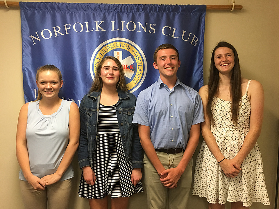 Five Graduating Seniors Receive Lions Club Scholarships