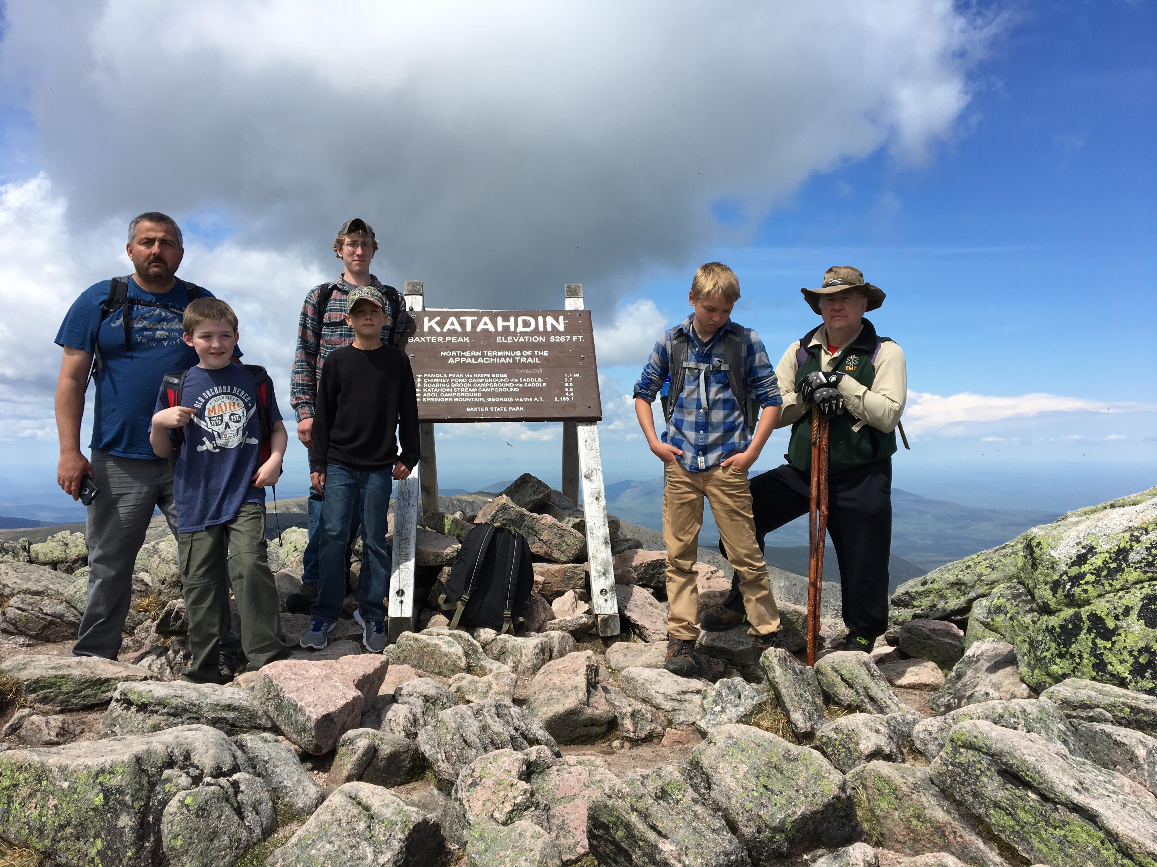 Local Boy Scouts Climb Highest New England Peaks