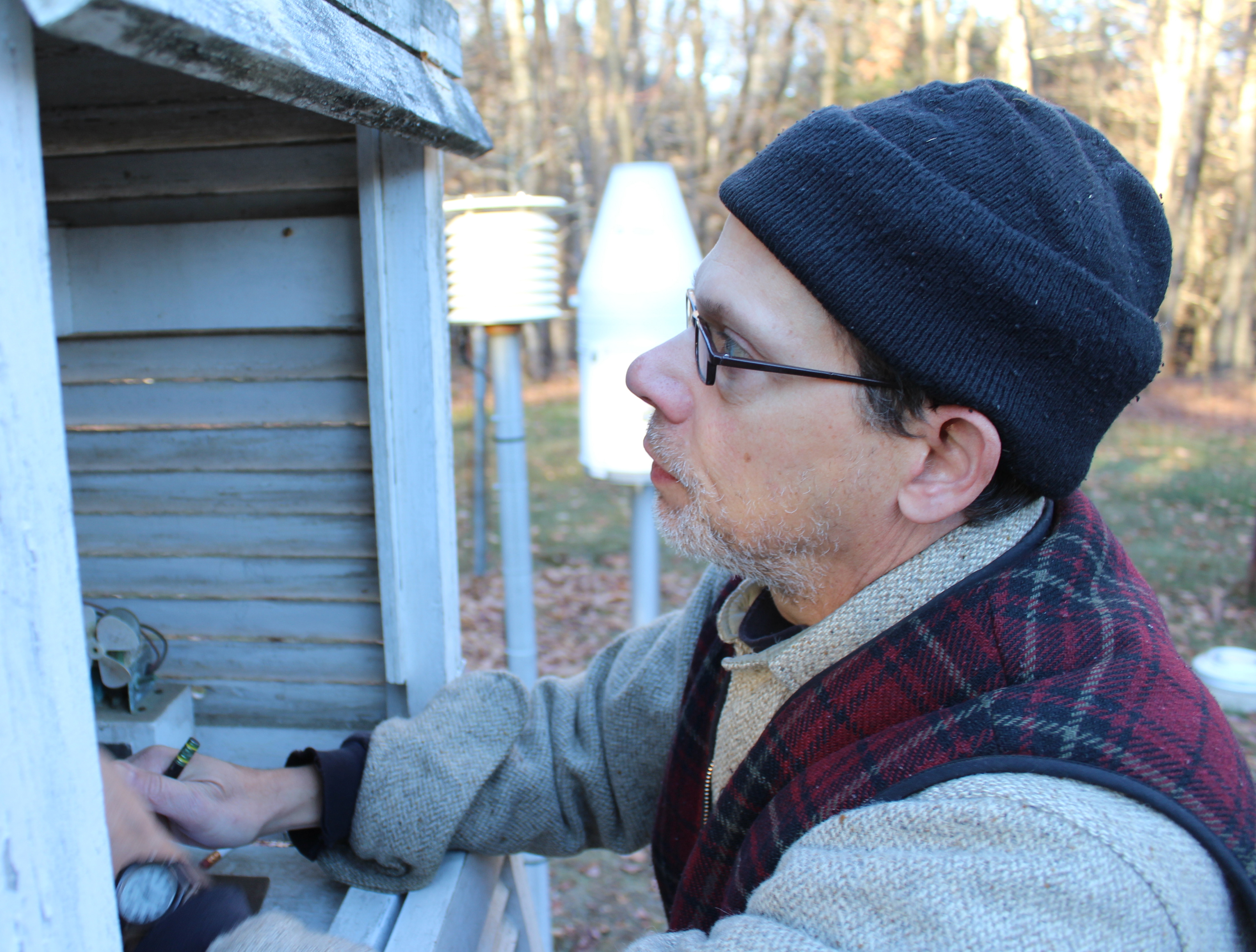 Russell Russ Records Norfolk’s Weather for the National Weather Service