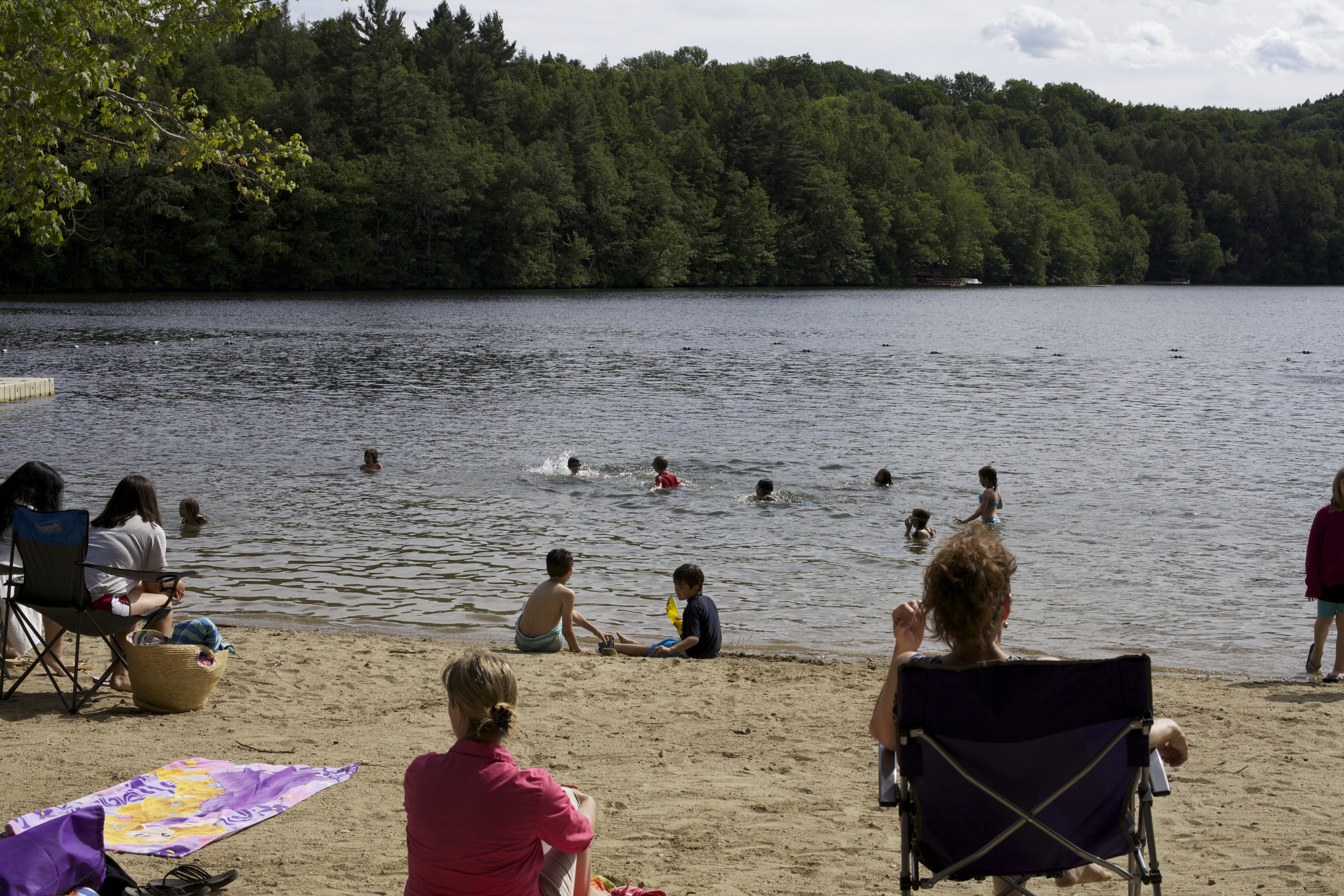 Warm Sand and Cool Water at Tobey