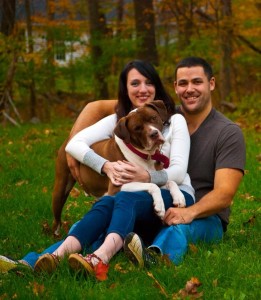 Marshall Dougherty, with Megan Ainsworth and Bolo. Photo by Angela Rieman.