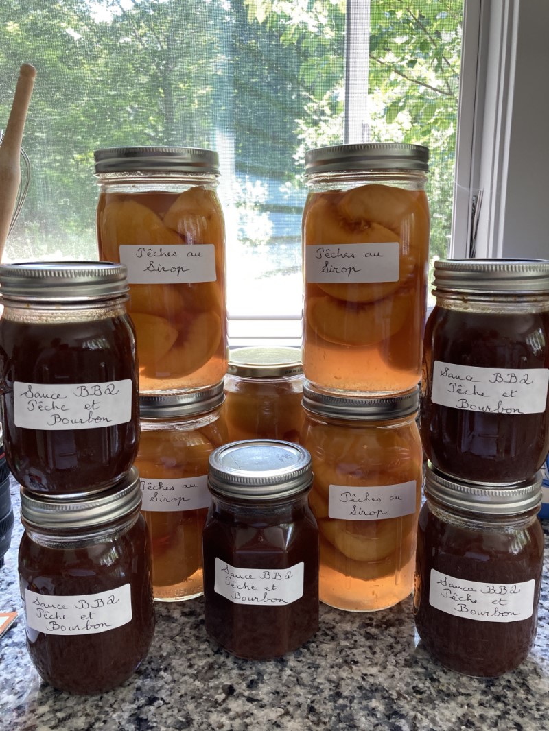July Brings the Peach Truck