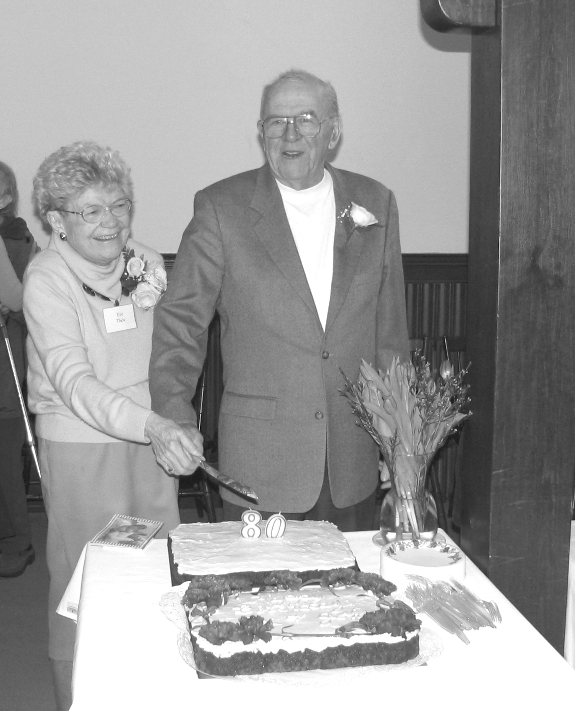 Community Celebrates the Thews’ 80th Birthday