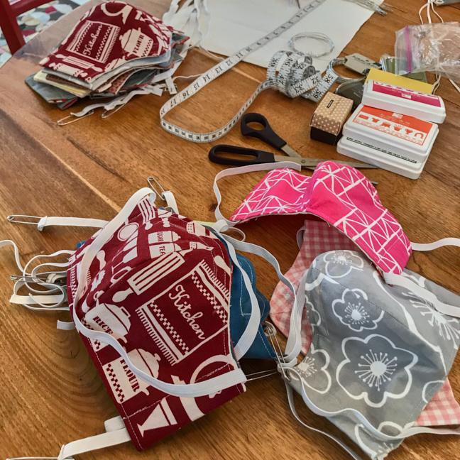 Local Stitchers Are Busy Making Face Masks to Combat the Coronavirus